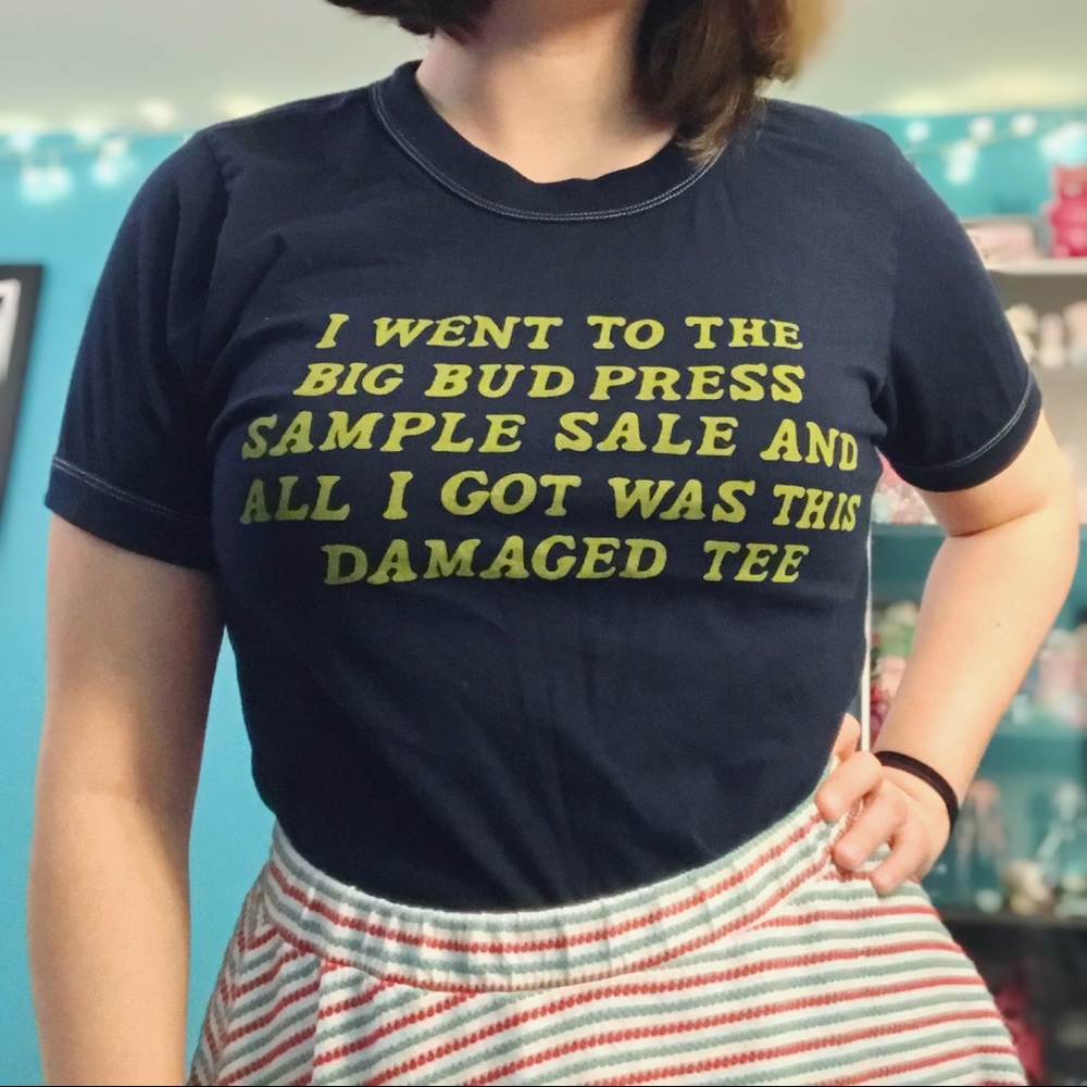 Big Bud Press Sample Sale Shirt Dark Navy Small